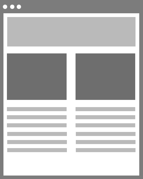 Two columns layout